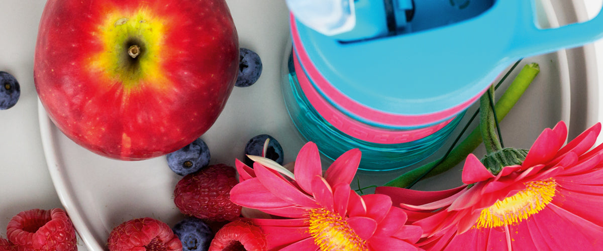 Blaubeer-Roter Apfel-Himbeer-Wasser Rezept