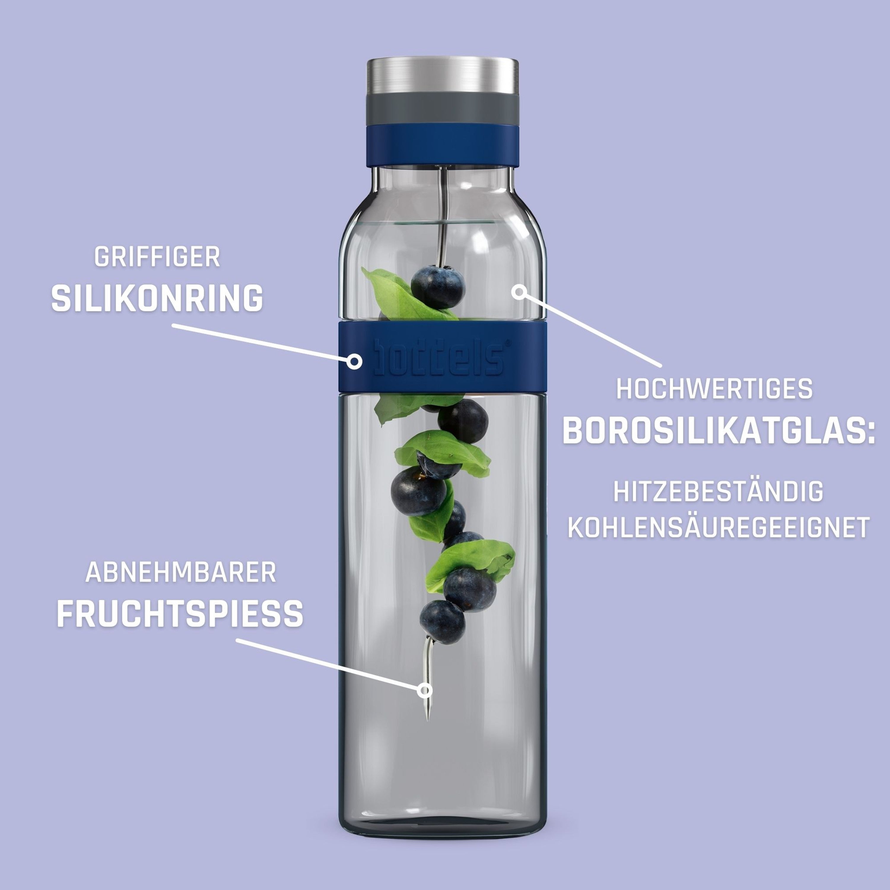 Glaskaraffe SUND 1.100ml