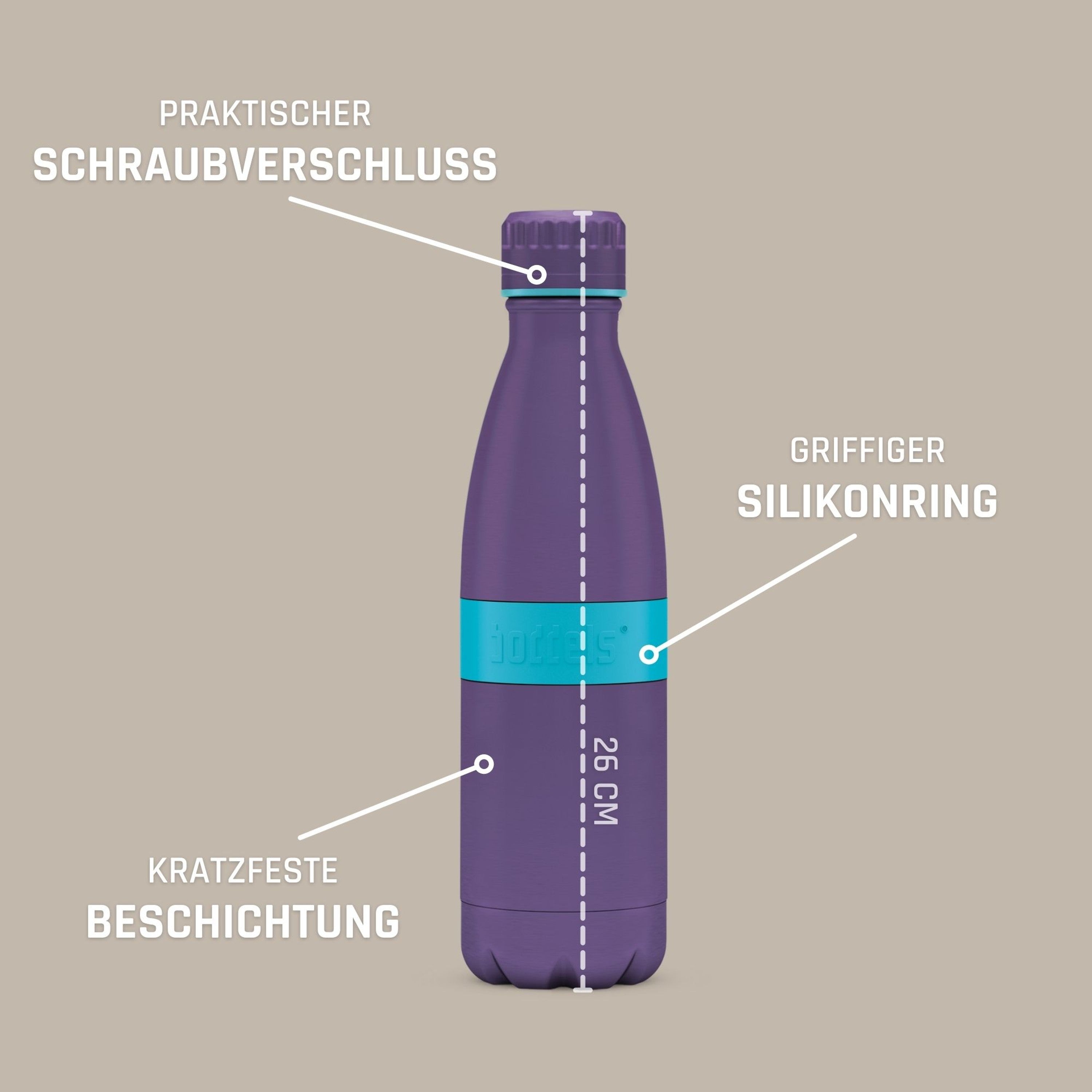 Trinkflasche TWEE+ 500ml