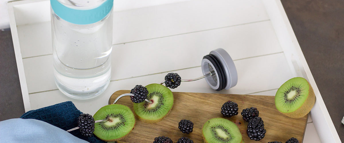 Kiwi-Brombeer-Wasser Rezept