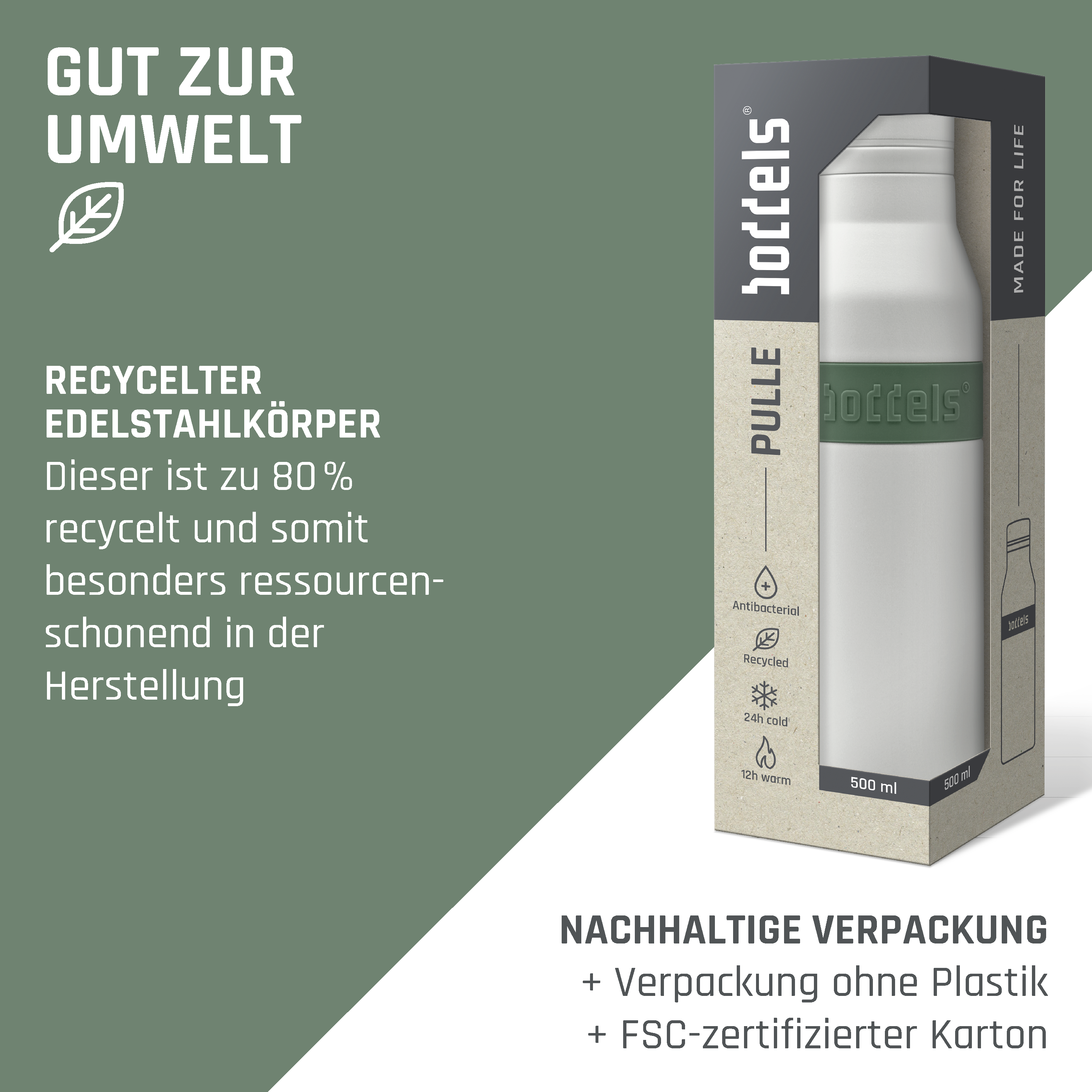 Trinkflasche PULLE 500ml
