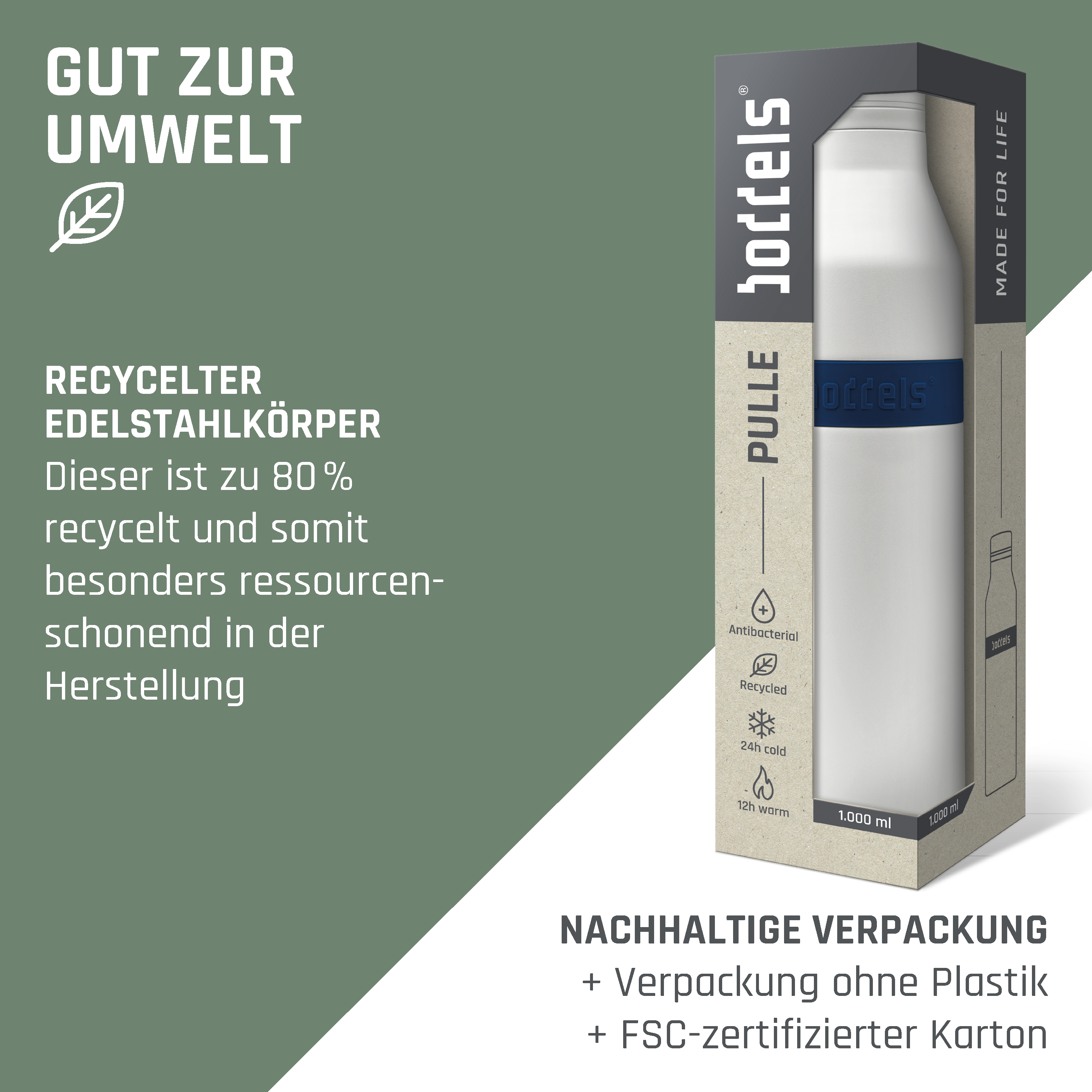 Trinkflasche PULLE 1000ml