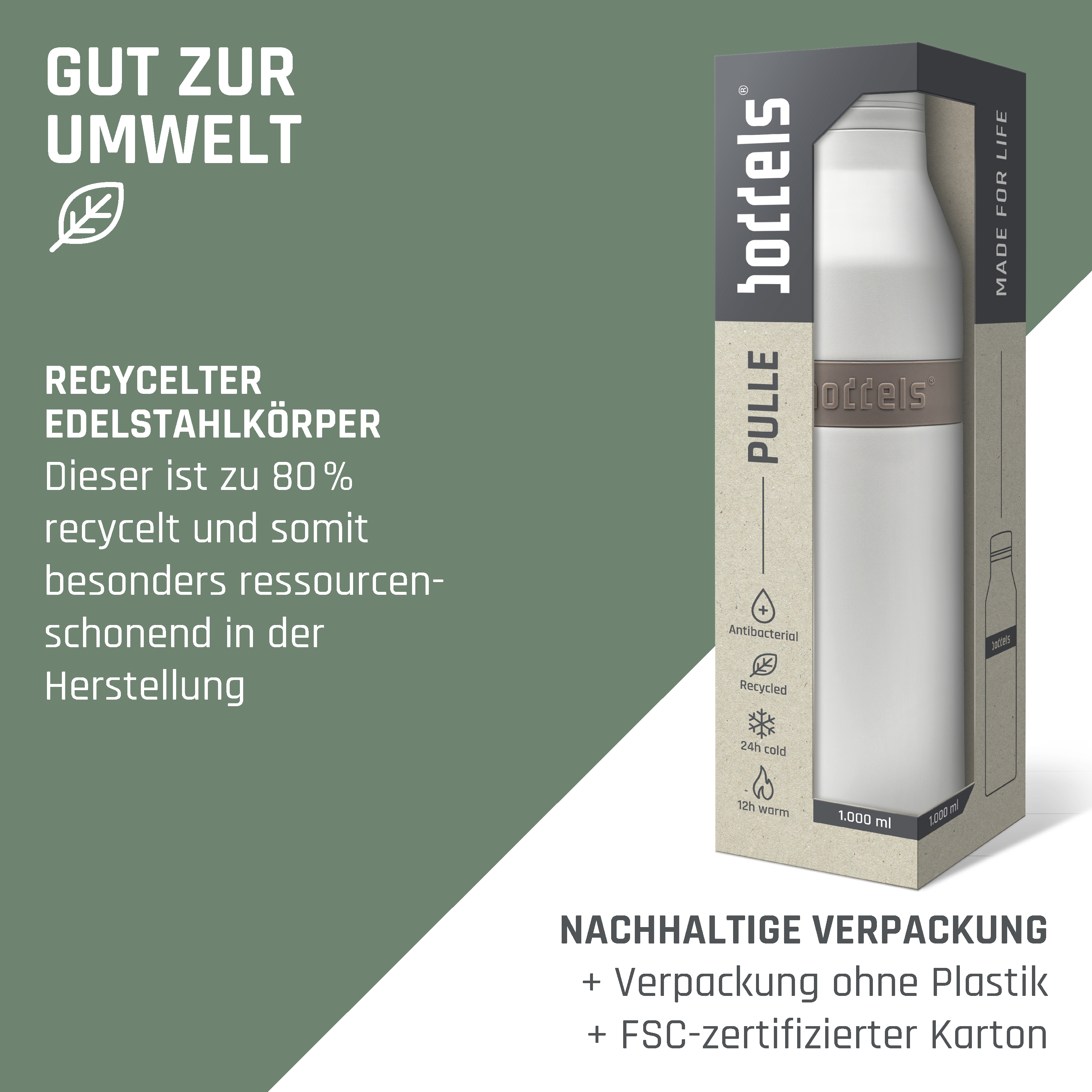 Trinkflasche PULLE 1000ml