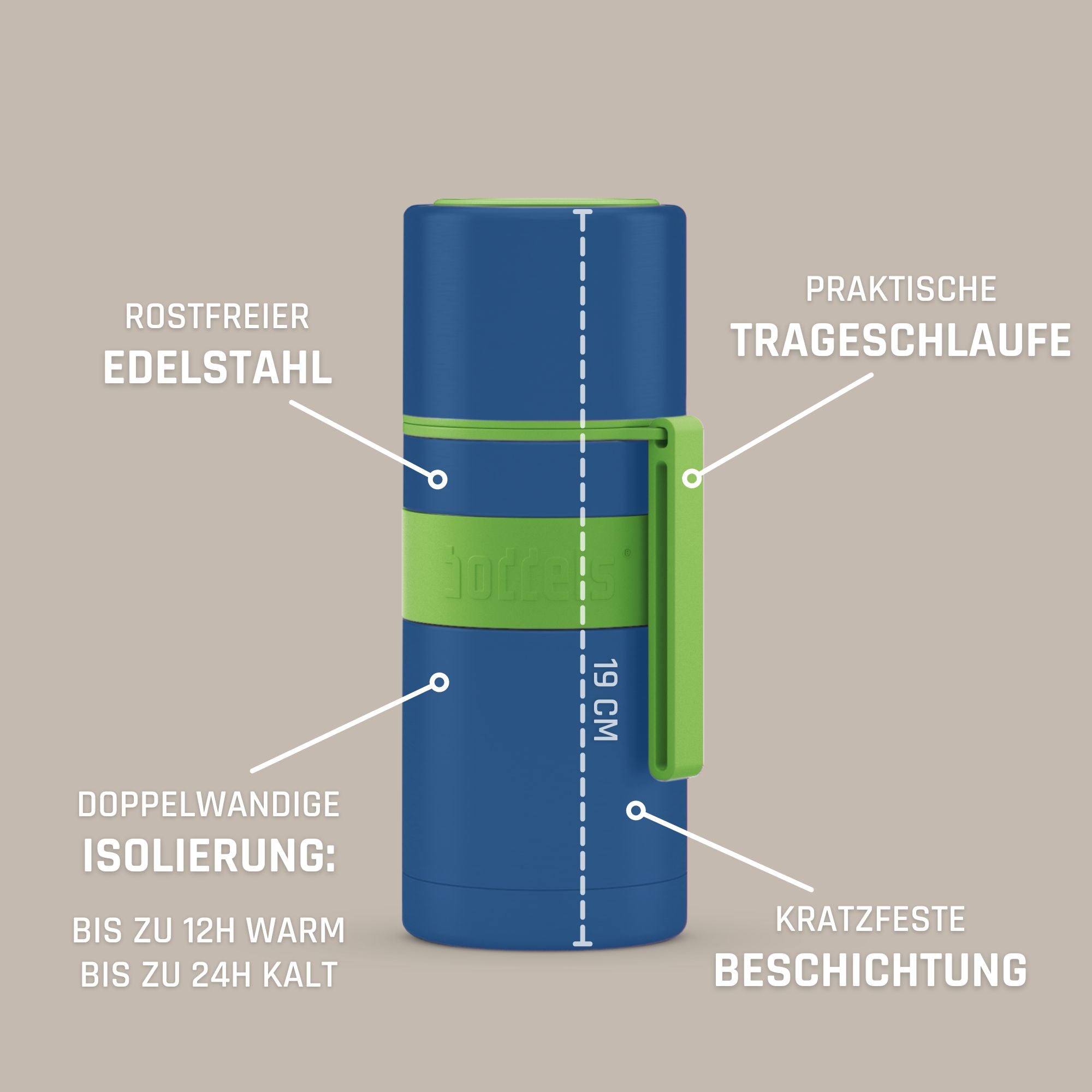 Isolierflasche HEET+ 350ml