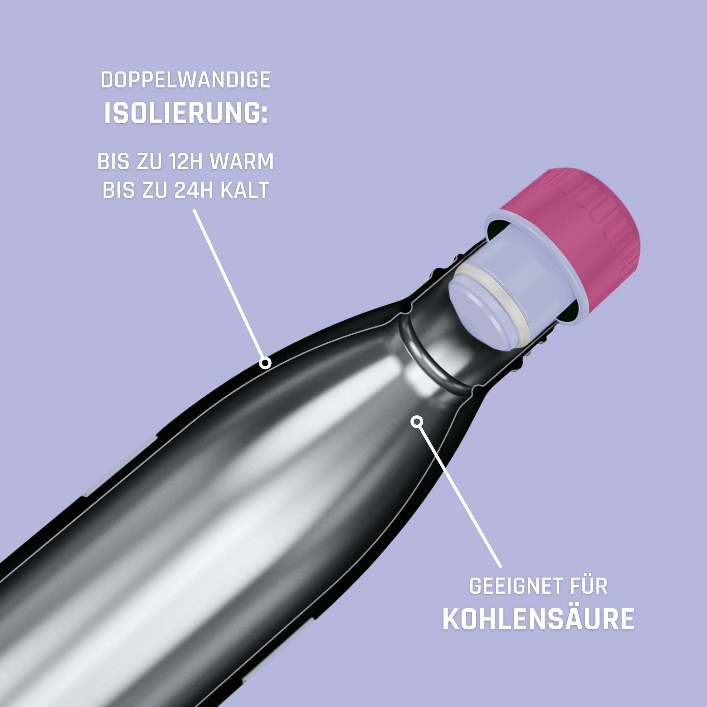 Trinkflasche TWEE+ 500ml